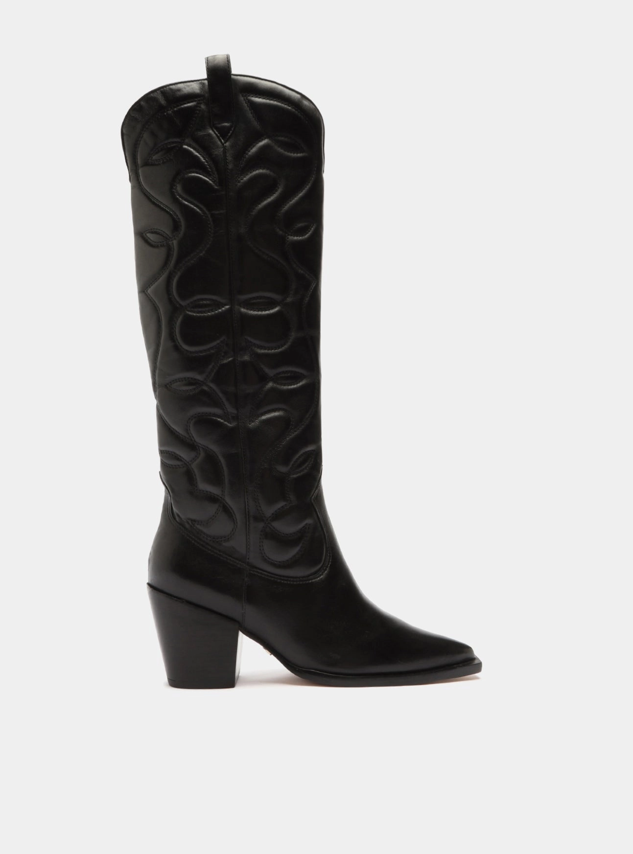 High Traction Abigail Leather Block Boot