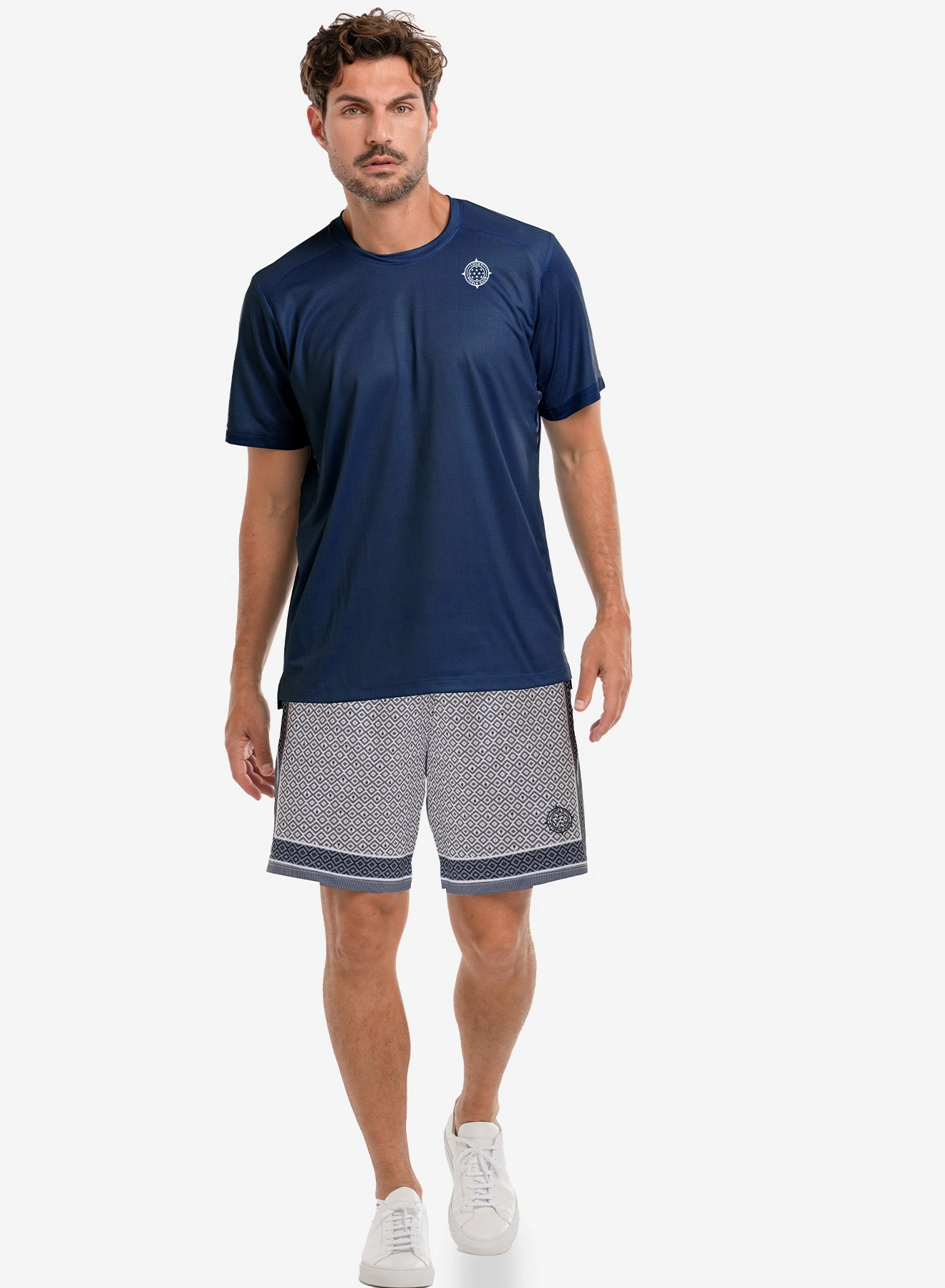Reflective Trim Athletic Wear Picklball Short Sleeve Crew