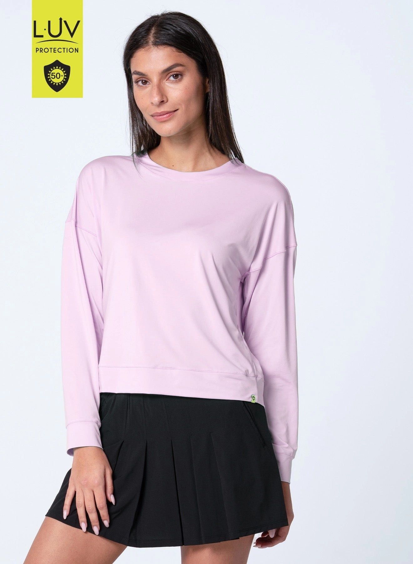 Loose Tee Hybrid Fabric Blend Hype Long Sleeve