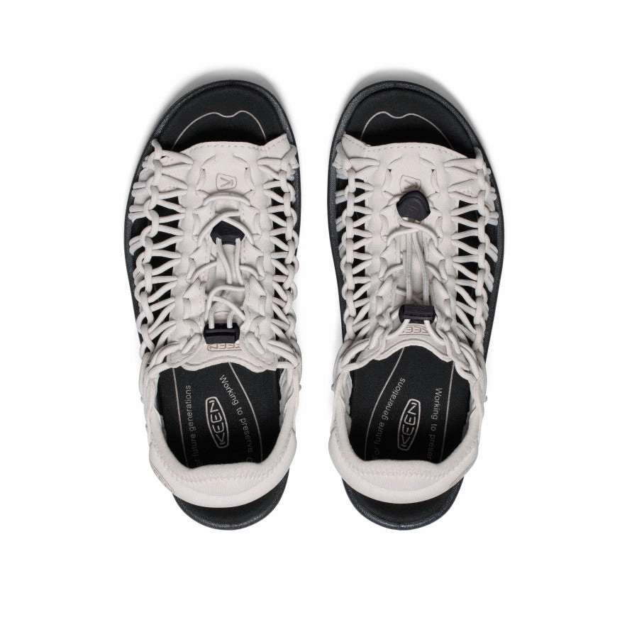 Off Duty Women's UNEEK II Open-Toe Sneaker  |  Silver Birch/Black