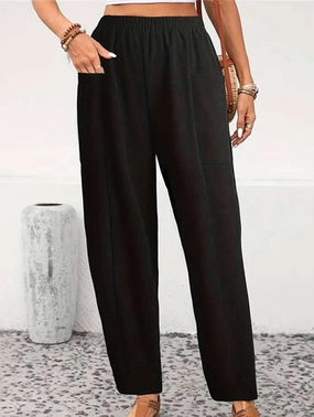 CORDUROY SLACKS WITH LARGE POCKETS_CWBLP0679 ErgonomicArticulatedDesign