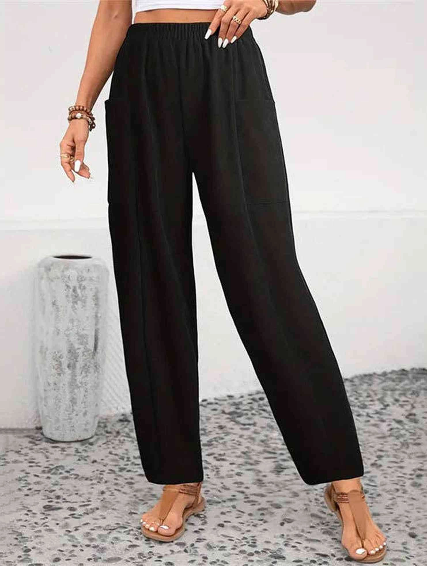 Movement Comfort CORDUROY SLACKS WITH LARGE POCKETS_CWBLP0679