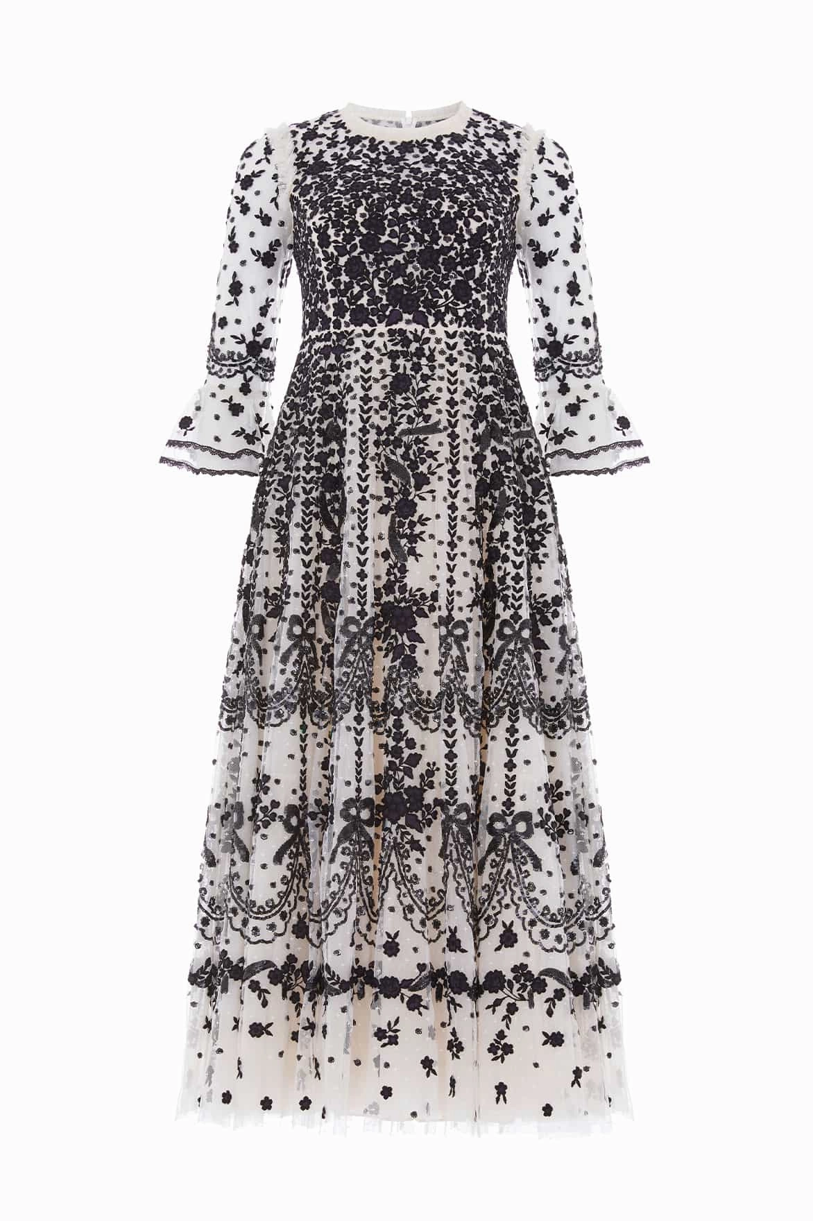 Adeline Round Neck Ankle Gown Light Fabric Summer Friendly