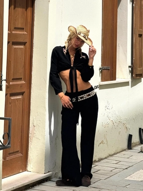 Blanco By Nature Collared Cover Up BrushedInnerLining Professional Wear