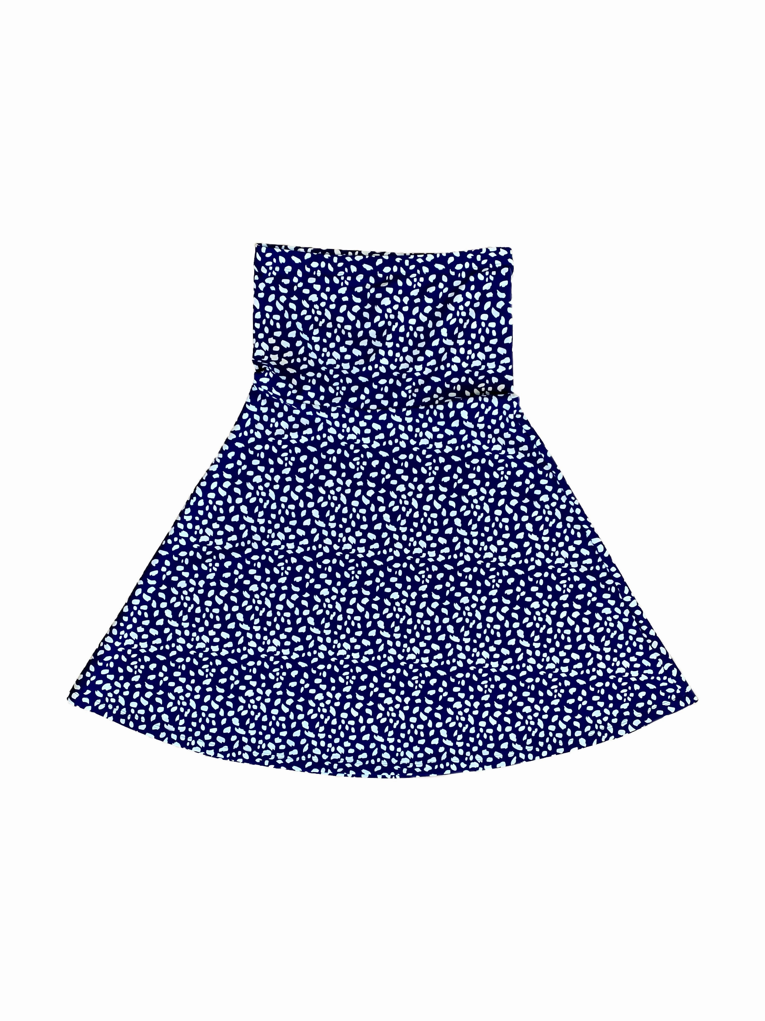 single wear Flattering Lines Avalon Dress Small Diana's Dot Navy