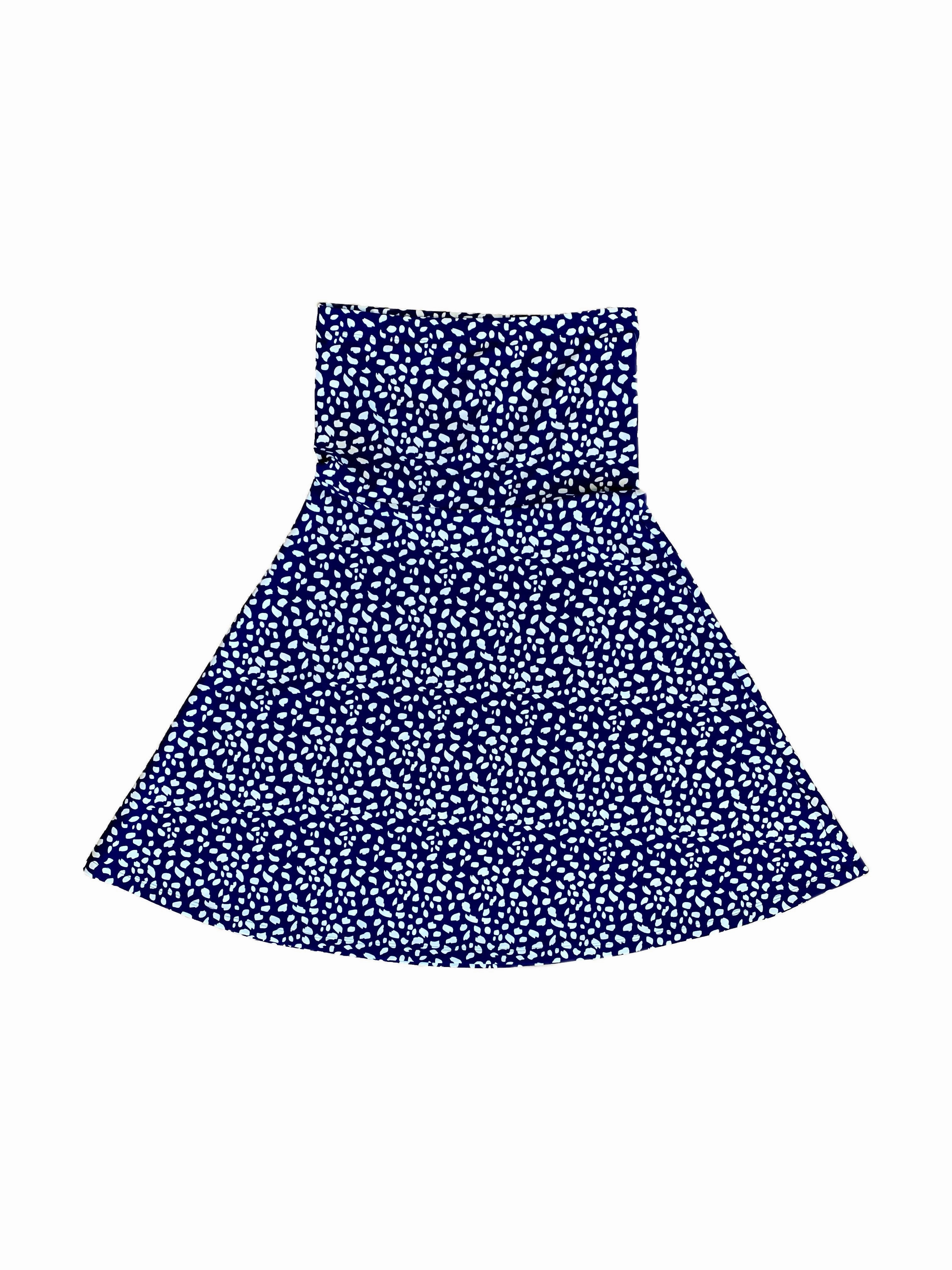 Date Nightwear Avalon Dress Small Diana's Dot Navy