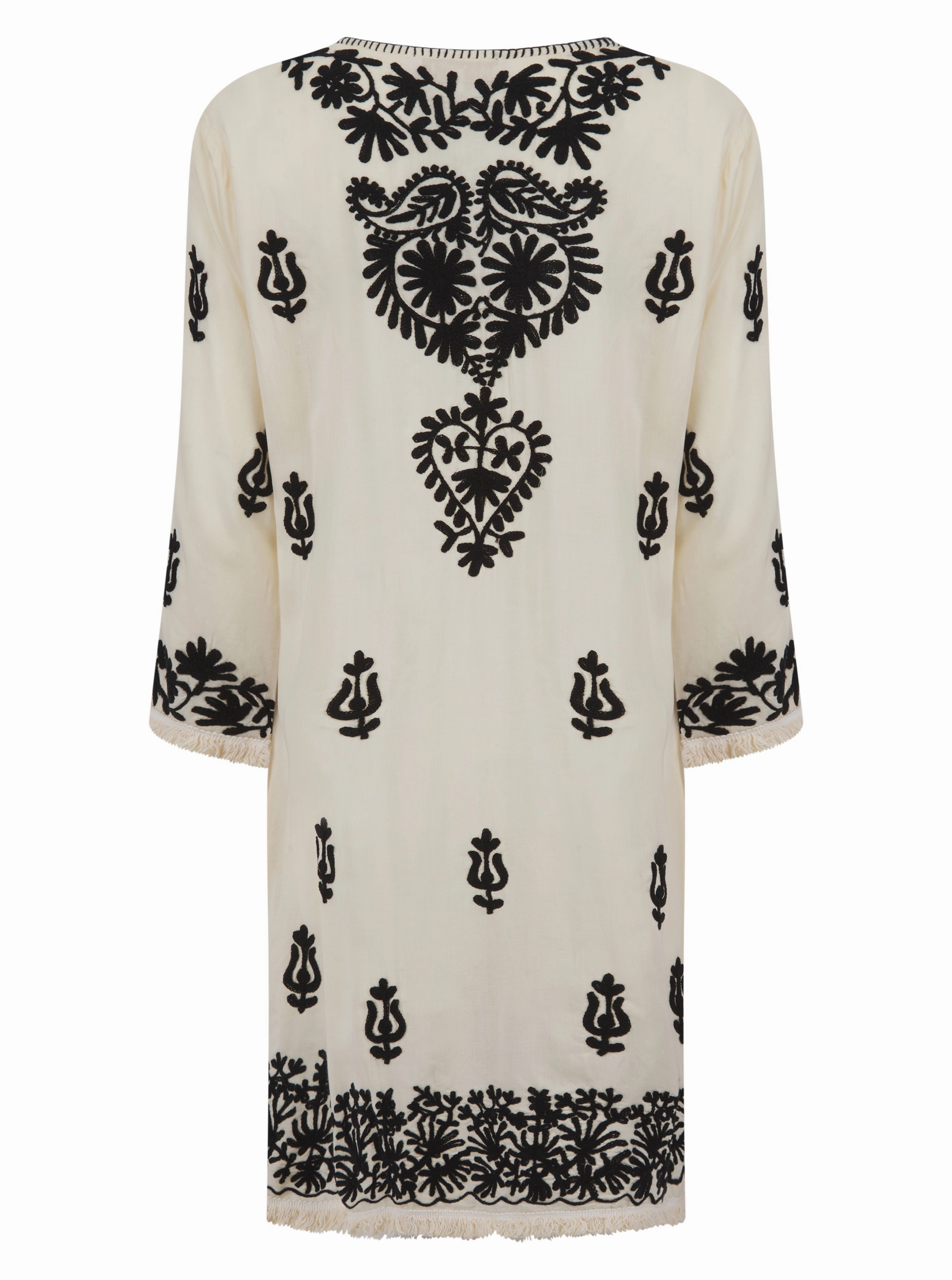 Influencer-Approved Aggie Dress Pearl/Black