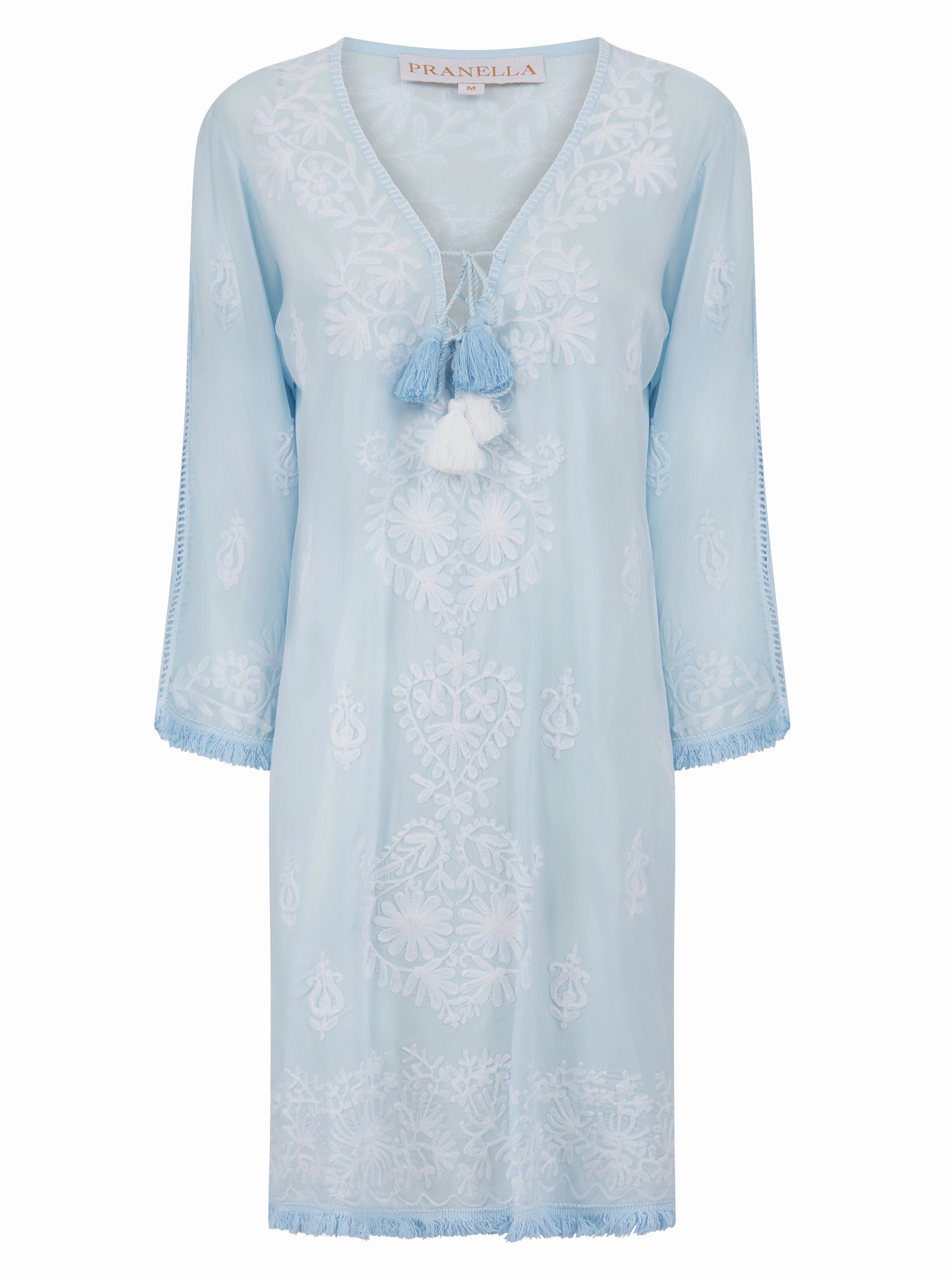 Aggie Dress Sky Blue/White Flexible Mood