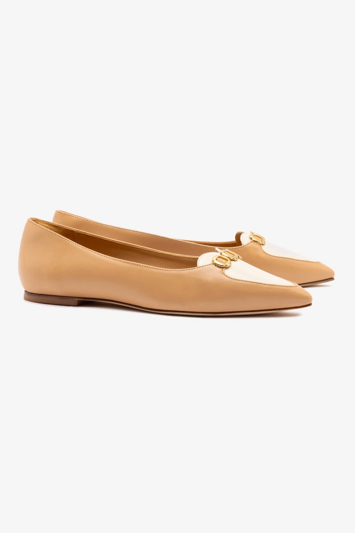 Anti Fatigue Technology Story Glow Audrey Flat In Tan Leather