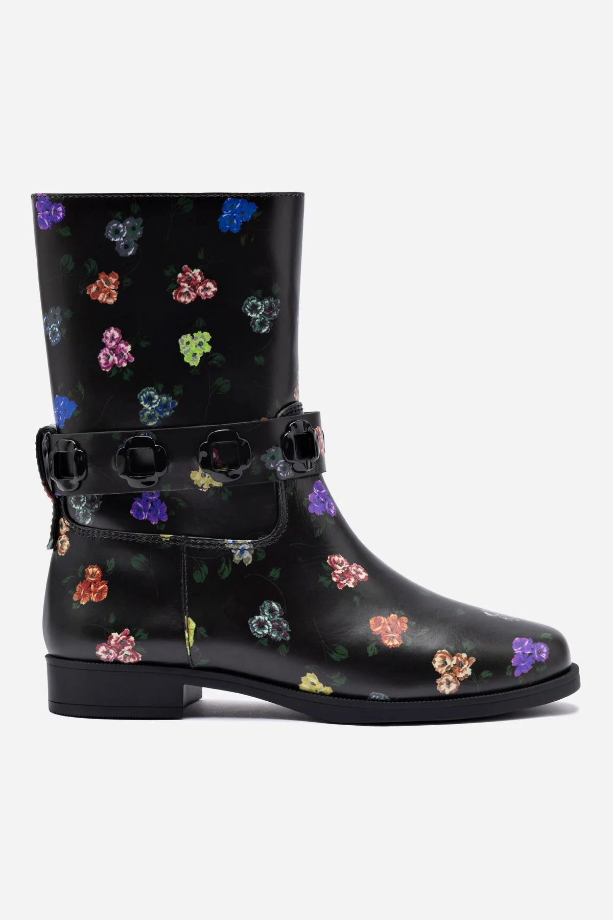 School Day Larroud x Libertine Milan Flat Bootie In Antique Primrose
