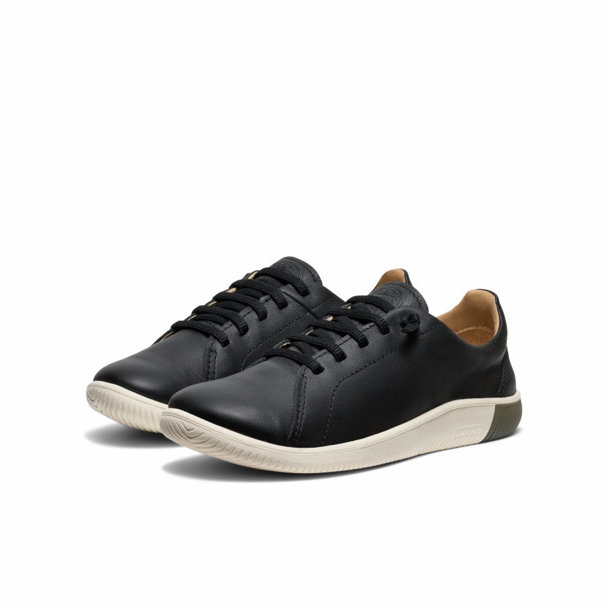 All Day Slip Women's KNX Leather Sneaker  |  Black/Star White