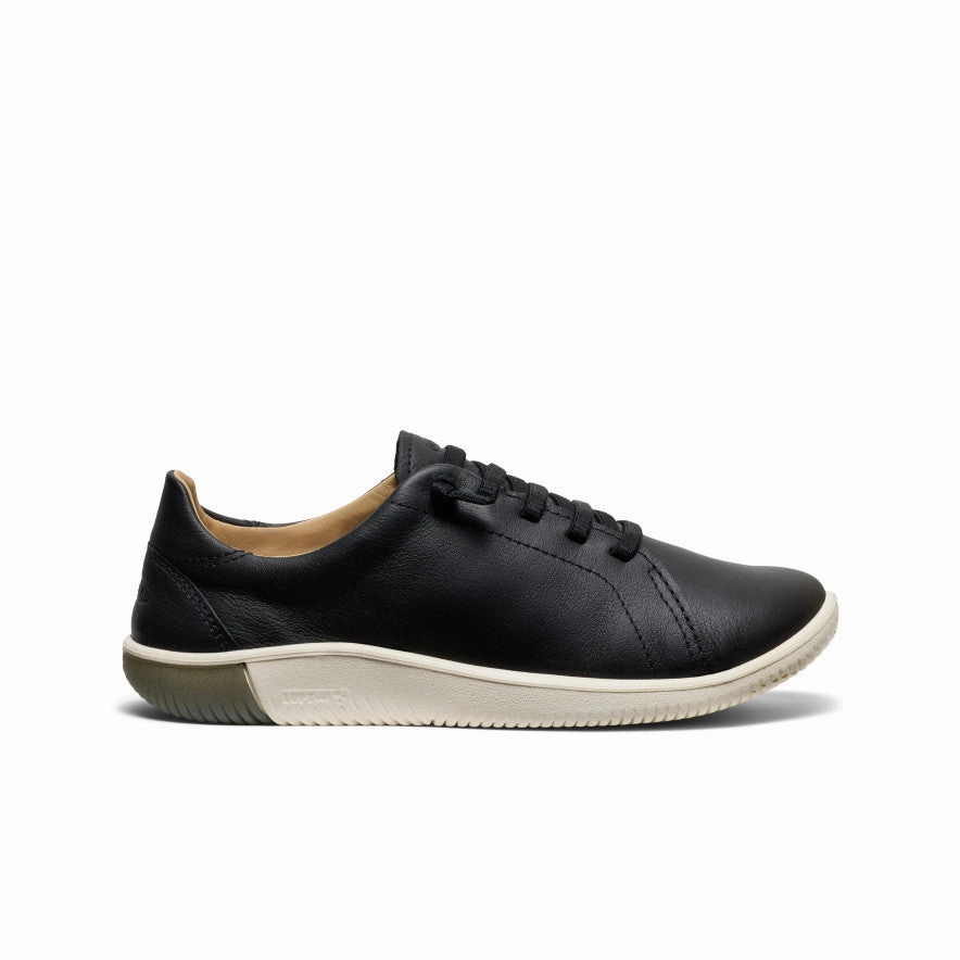 Instant Comfort Eco Friendly Dye Women's KNX Leather Sneaker  |  Black/Star White