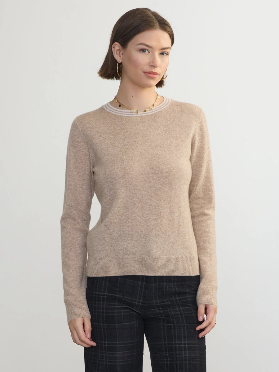 CASHMERE CREW Sustainable Cotton HighElasticity