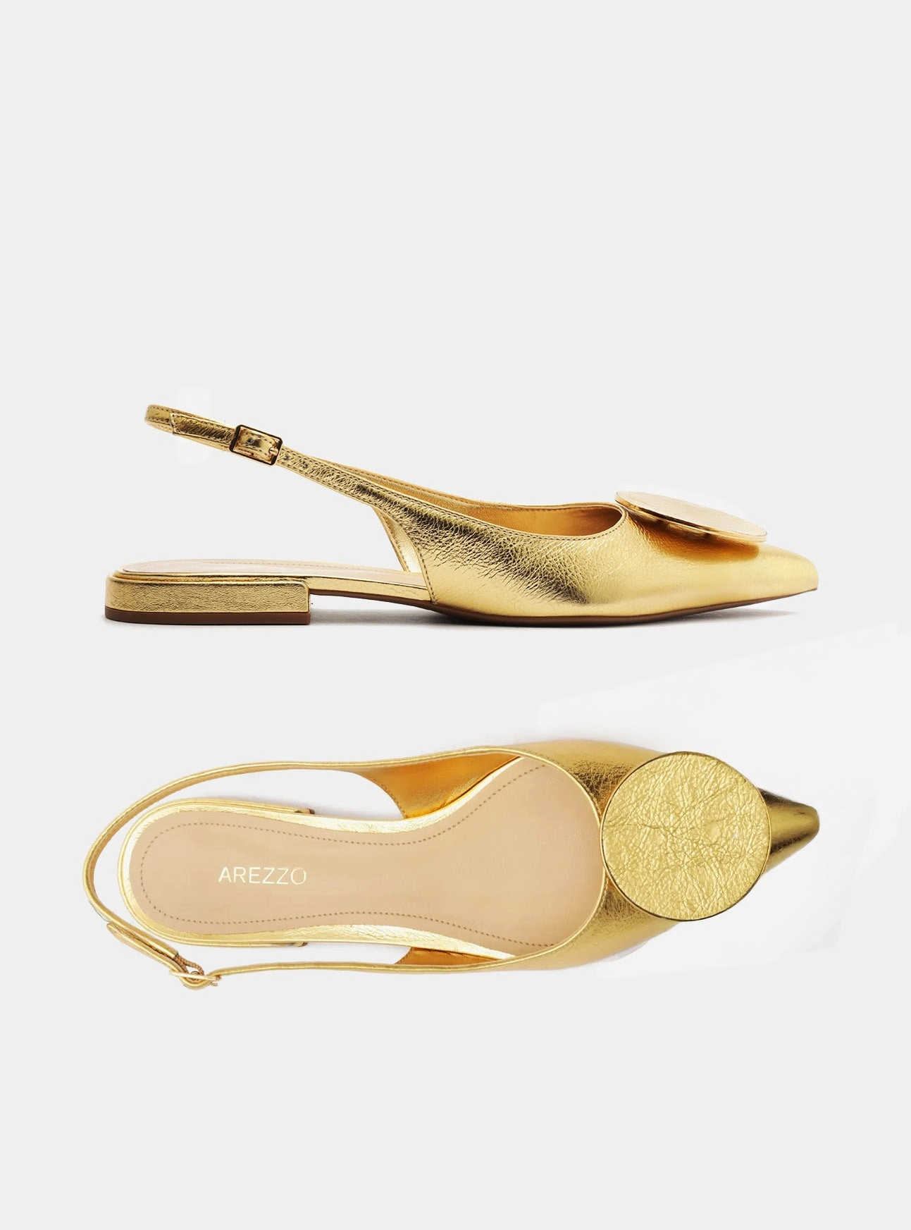 Alani Leather Ballet Wide Straps Stable Step