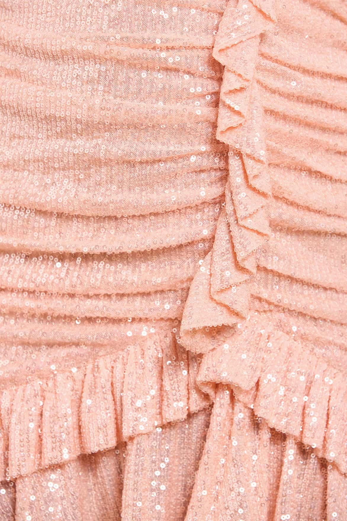 Alessia One-Shoulder Micro Mini Dress Long Sleeve Soft Weave