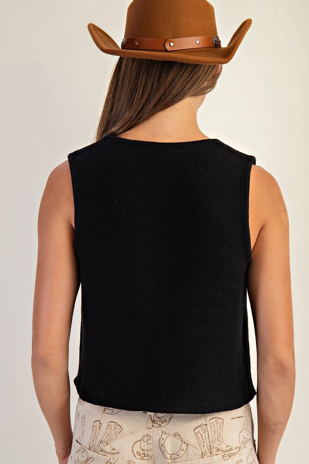 All At Once Sweater in Black SustainableBlend