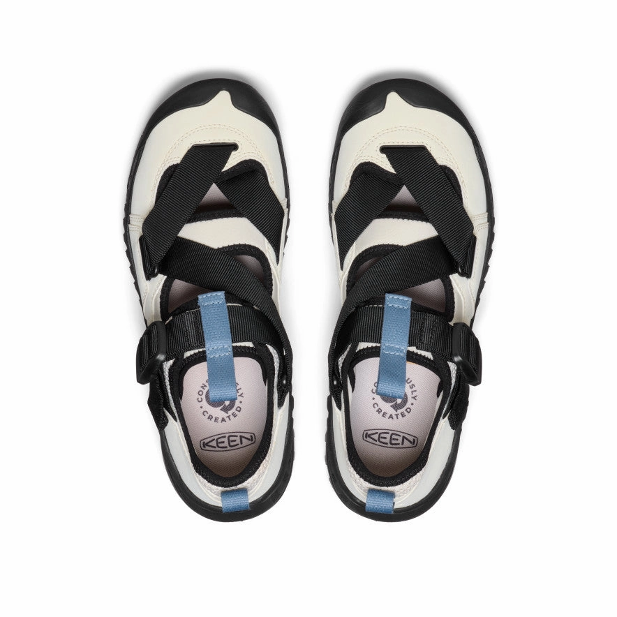Daily Support Soft Straps All Gender Hoodzerra Sandal  |  Silver Birch/Black