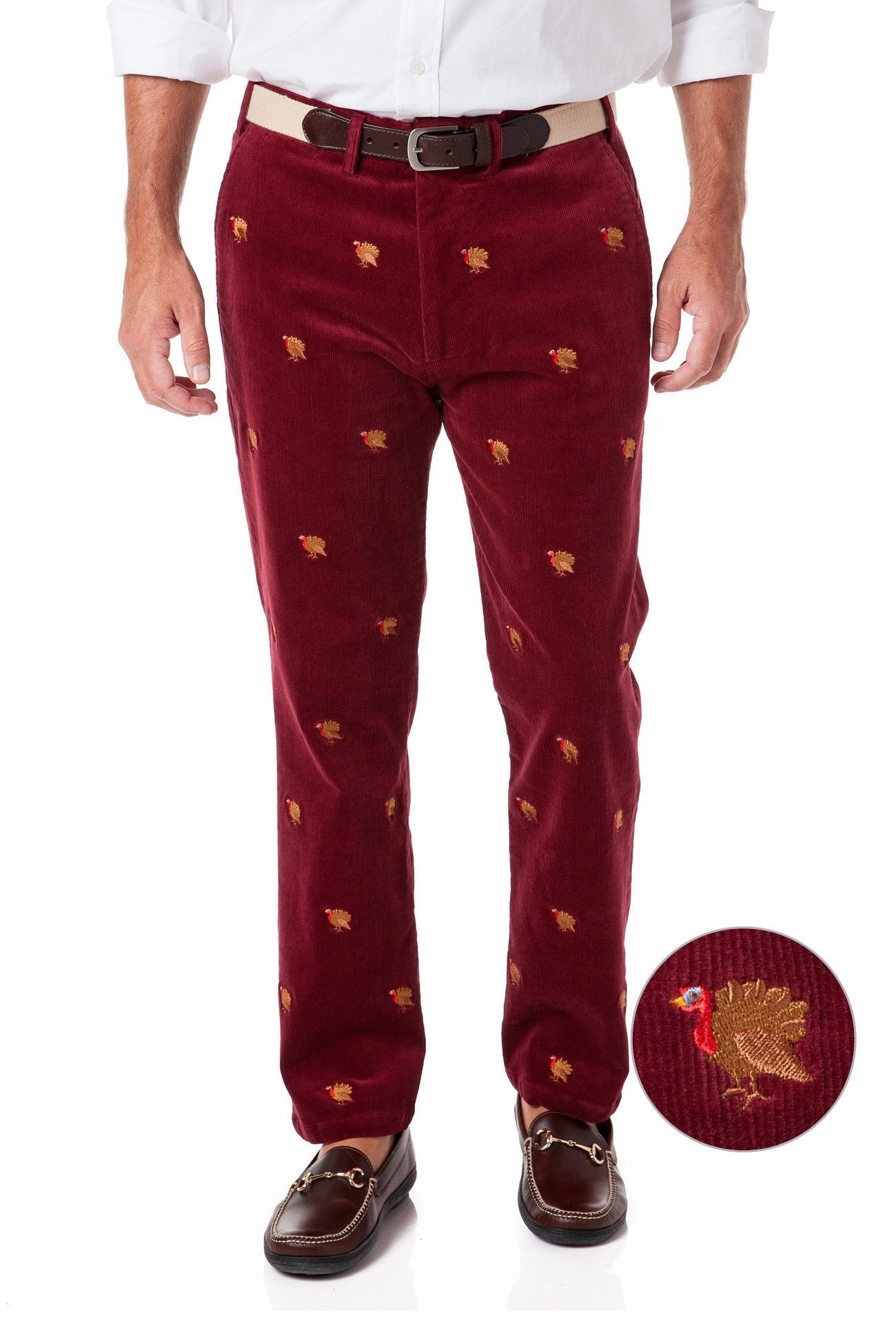 Beachcomber Corduroy Pant Merlot with Turkey Comfort and style