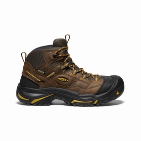 Men's Braddock Waterproof Mid (Steel Toe)  |  Cascade Brown/Tawny Olive Support Foot
