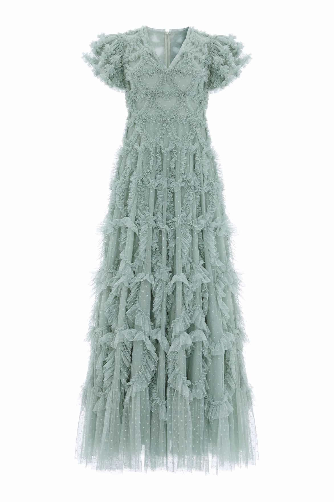 Amorette V-Neck Gown Chic and Cozy