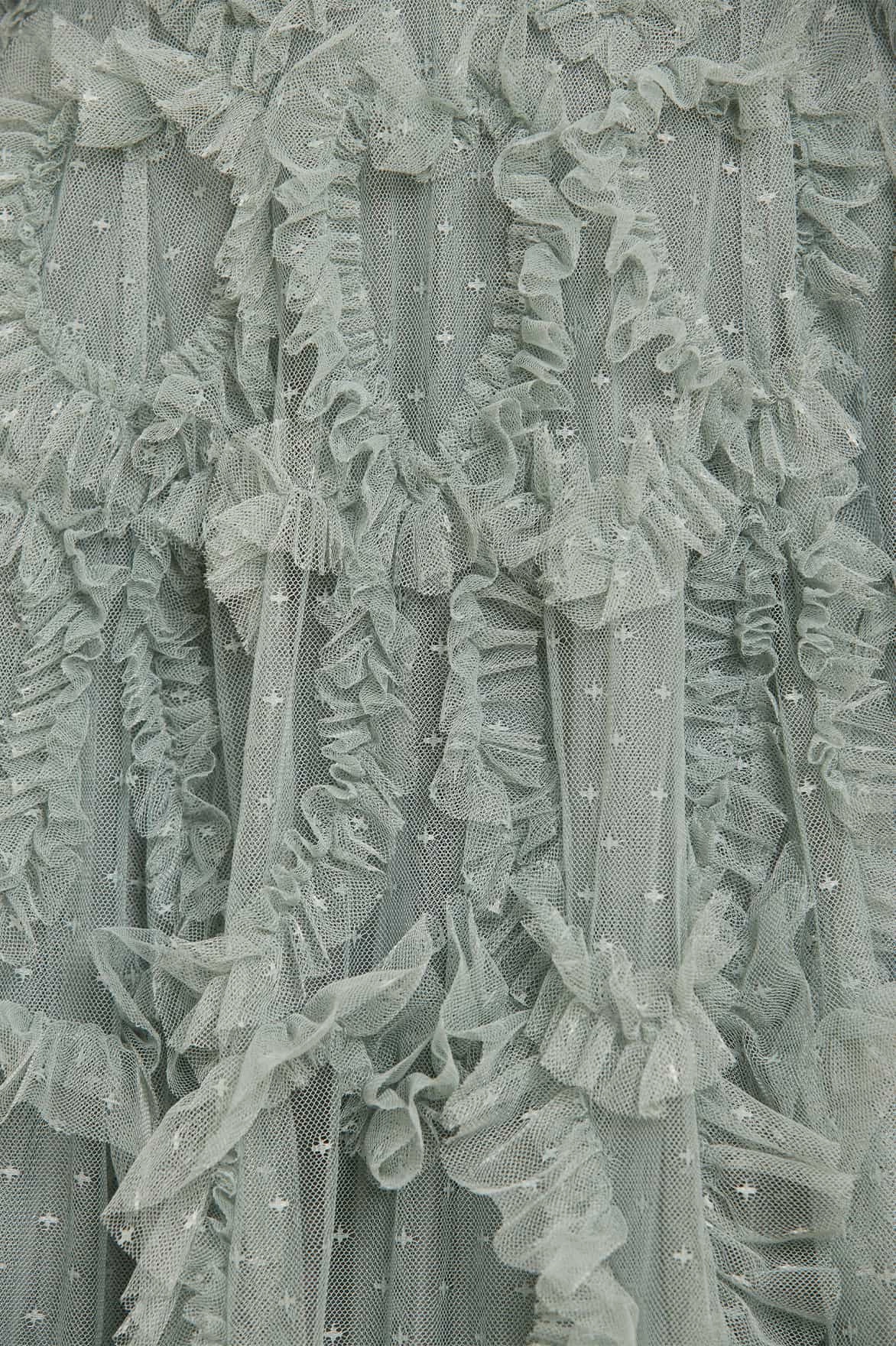 Stylish Appearance Leg-Lengthening Amorette V-Neck Gown