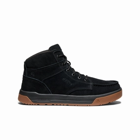 Color Pop zipper Men's Gibson Boot (Soft Toe)  |  Black/Gum
