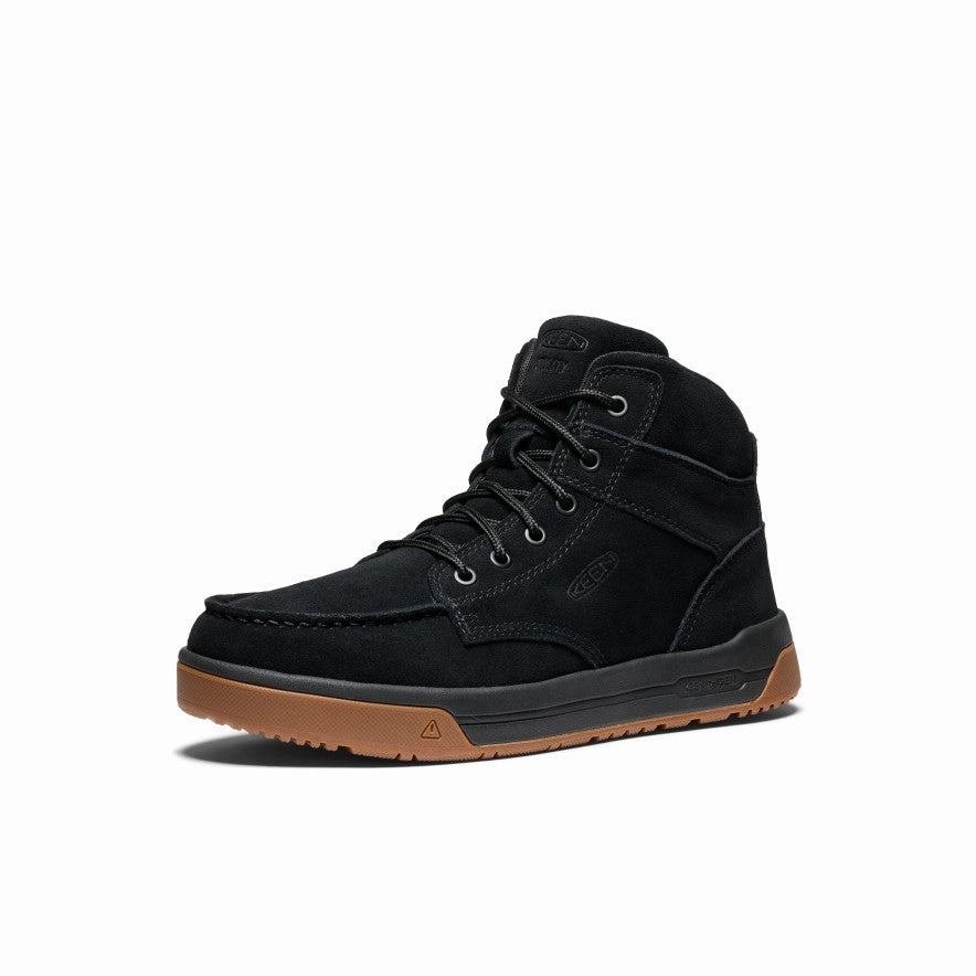 Sleek Outline Stylish Protection Men's Gibson Boot (Soft Toe)  |  Black/Gum