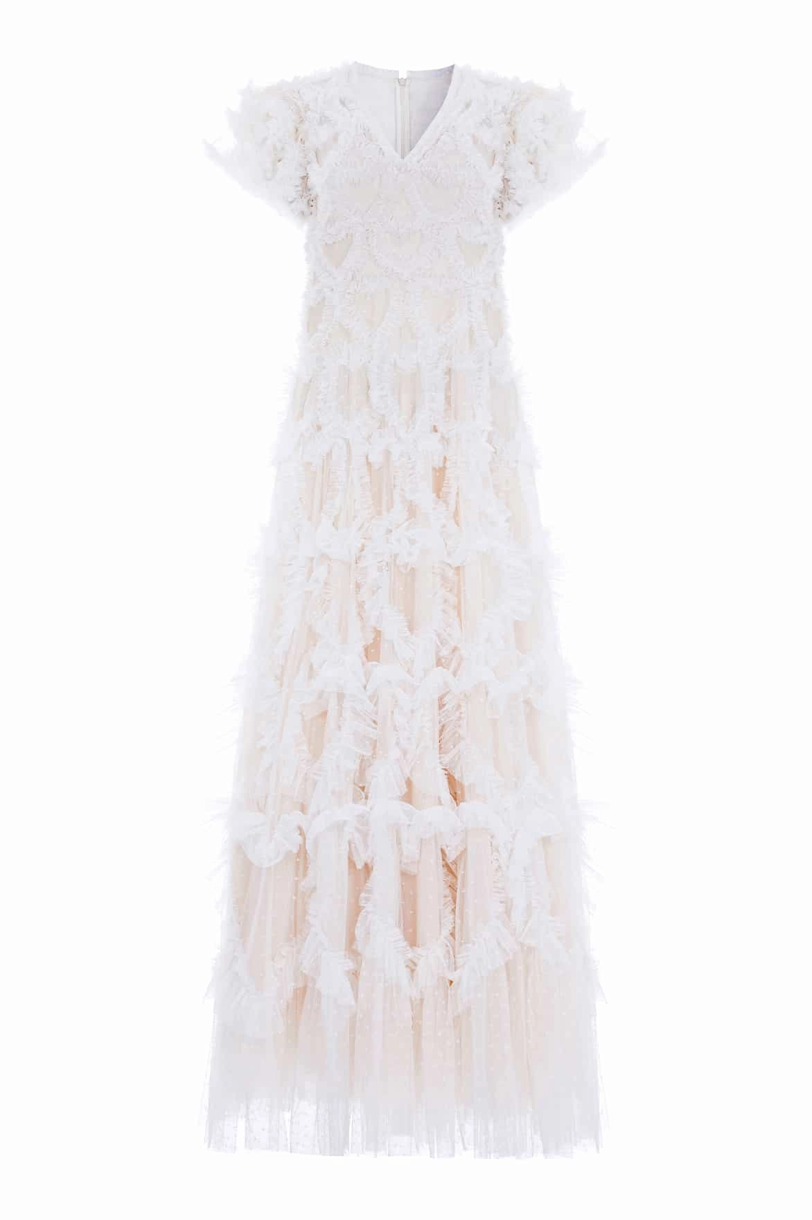 Amorette V-Neck Gown Bold Patterns