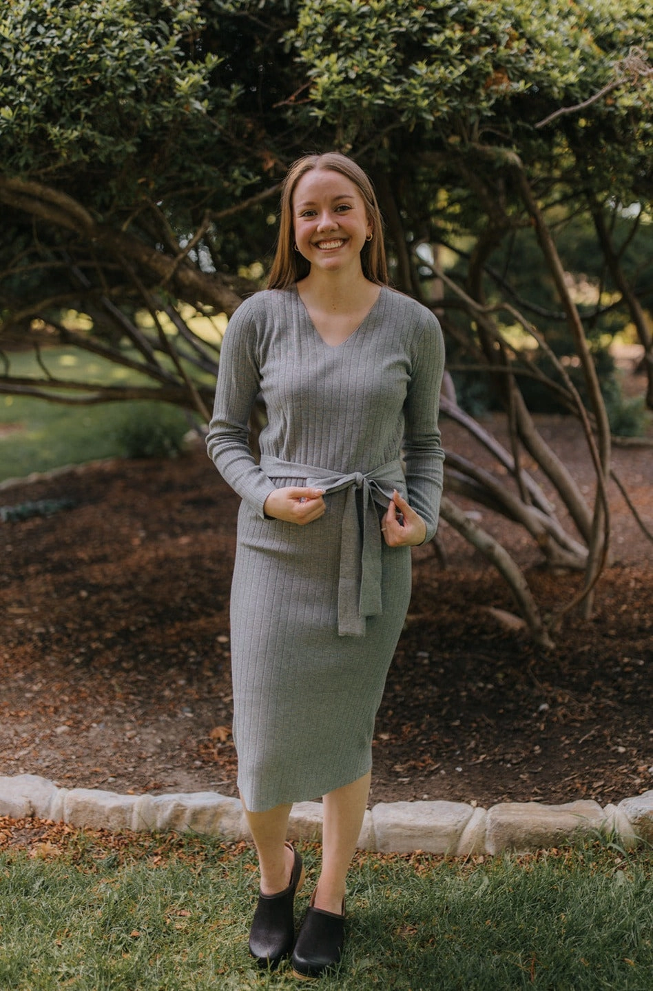 Amy Dress Heather Grey Street Ease