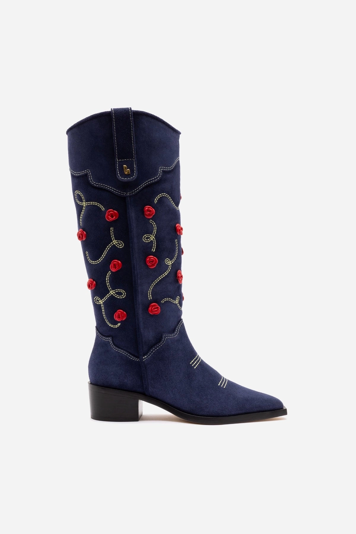 Dynamic Arch Cushion Paloma Boot In Navy Suede