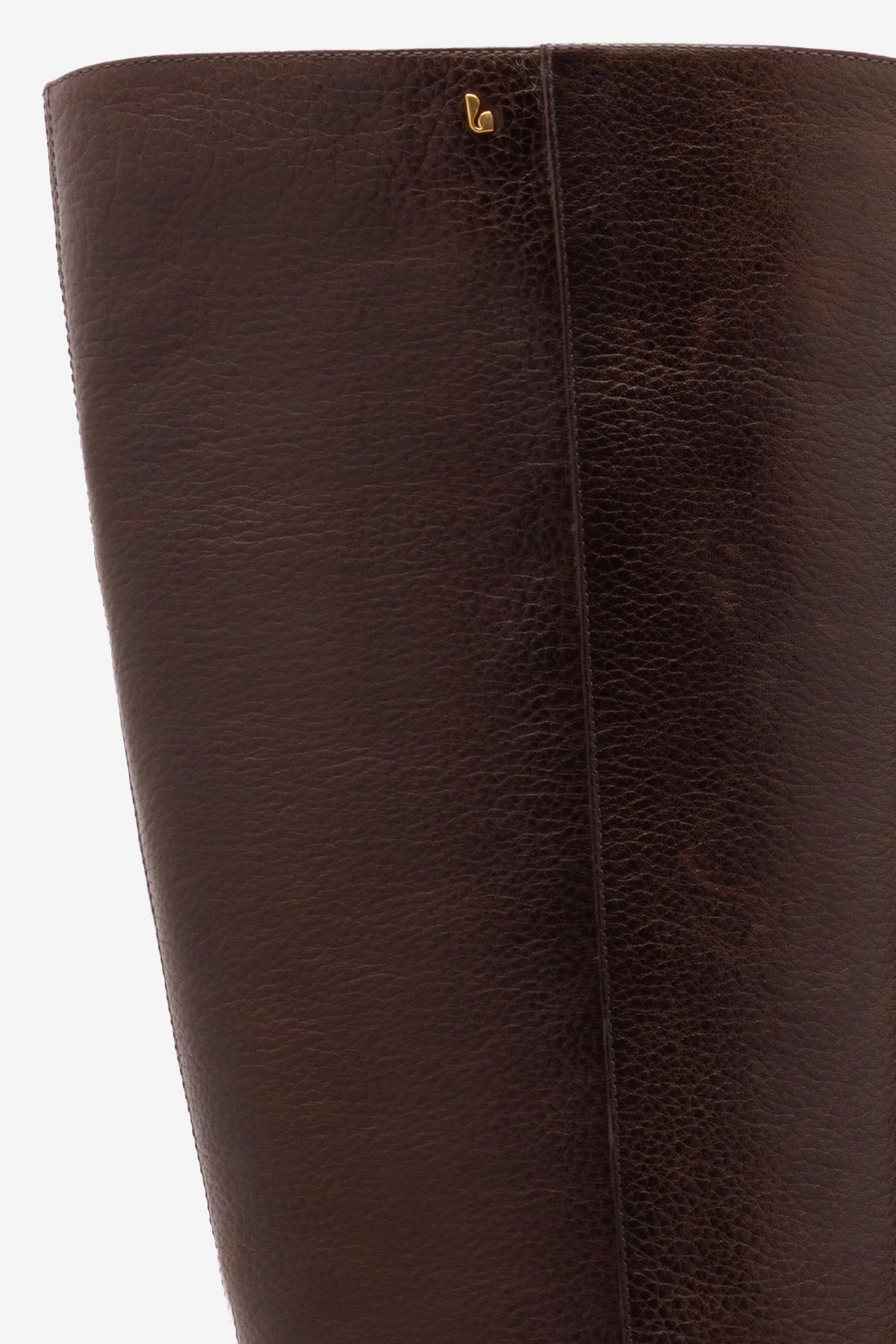 Anne Lugsole Boot In Brown Leather Impact Resistance Stable construction