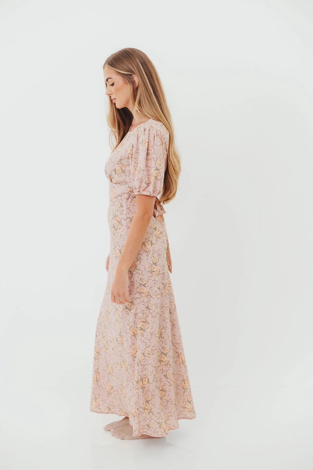 Timeless Fit Annie Maxi Dress in Dusty Rose