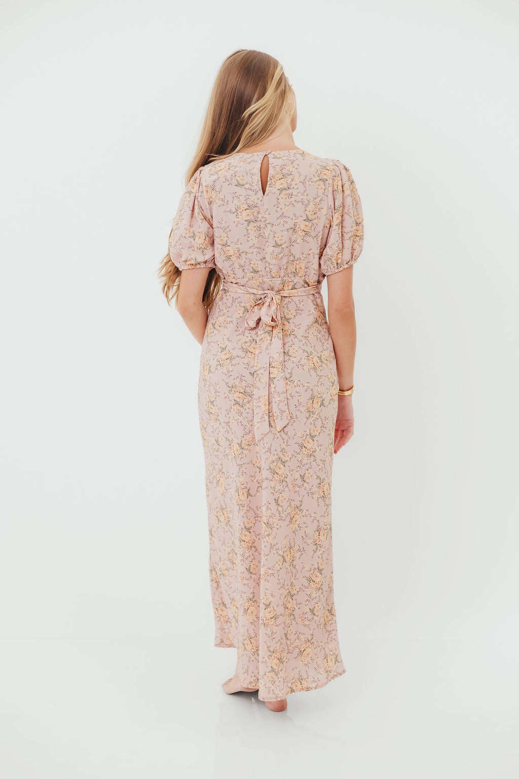Relax Mode Cotton Touch Annie Maxi Dress in Dusty Rose