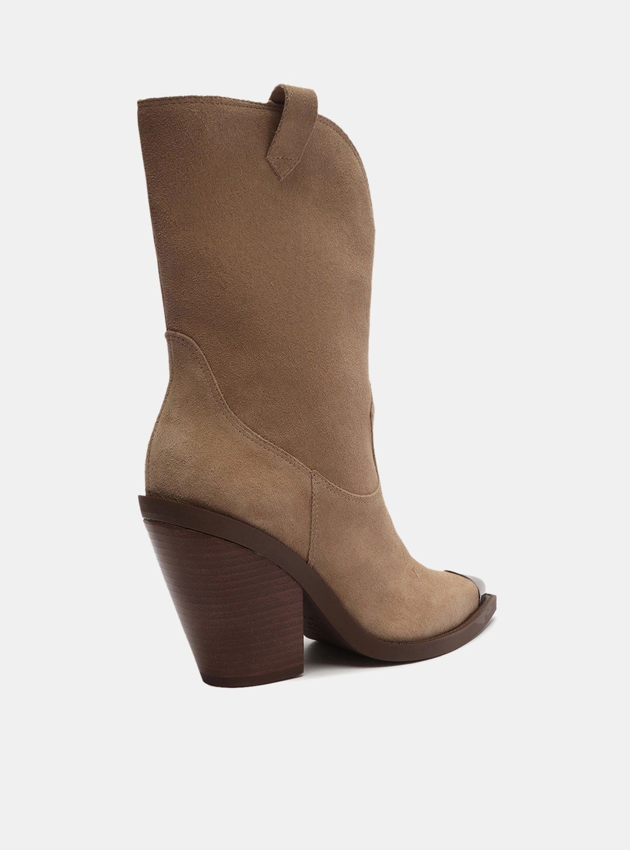 Skylar Leather Block Boot Padded Interior Windy Weather