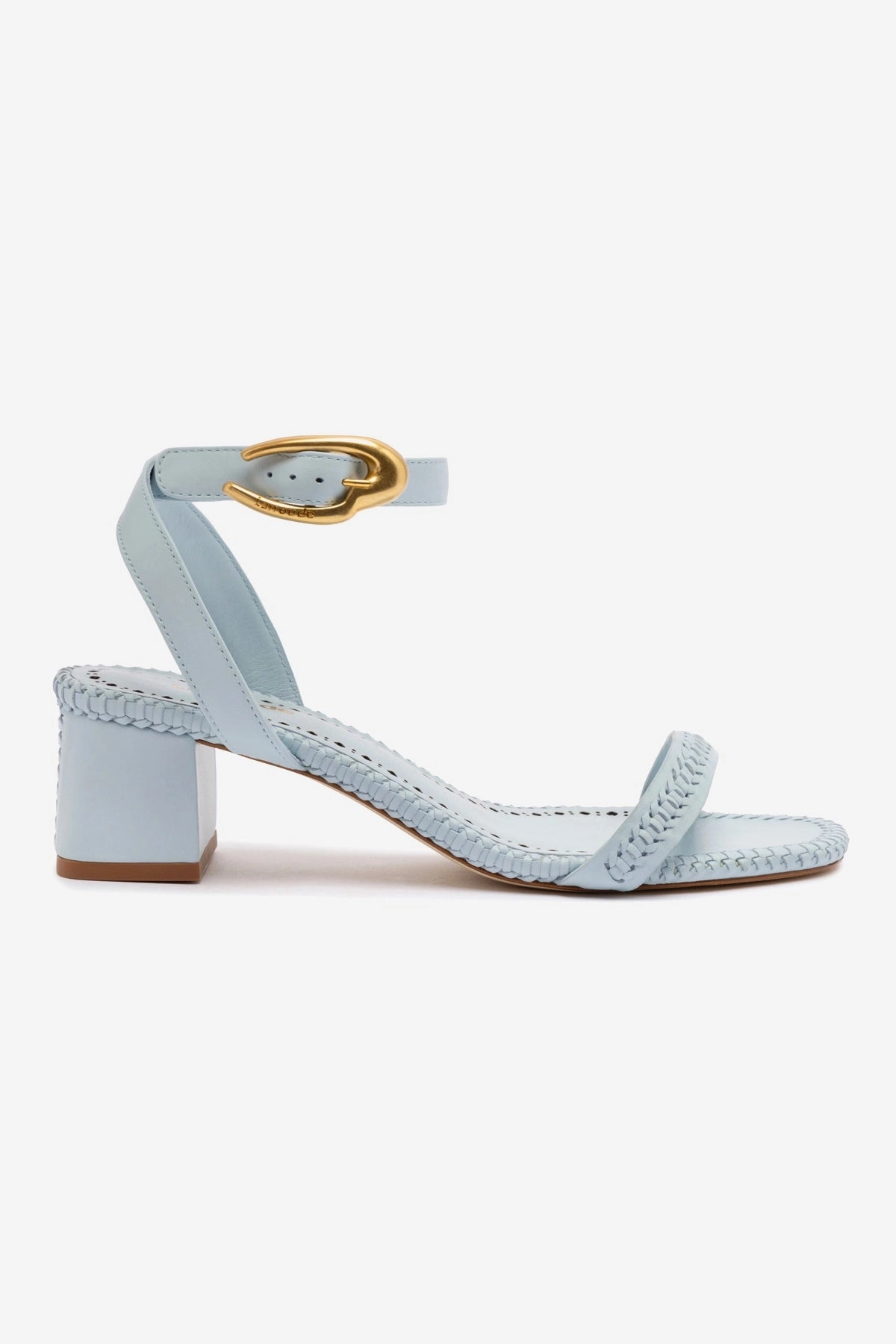 Verona Block Sandal In Maya Leather Ankle wrap Color Mix