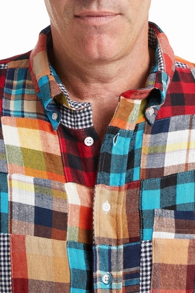 Neutral Tone Palette Chase Shirt Harvest Patch Madras