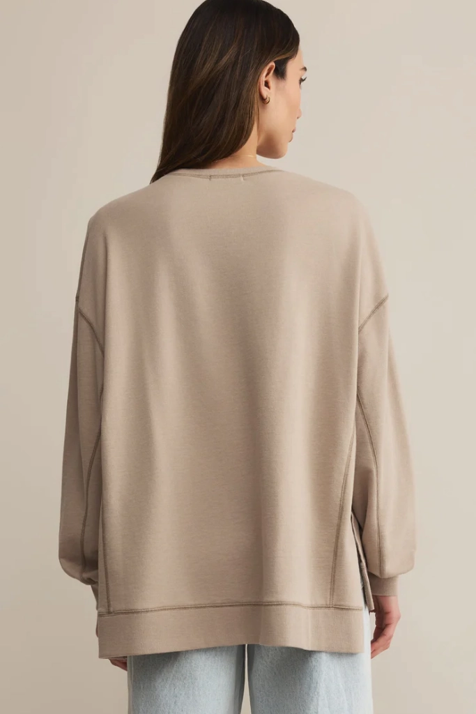 stain resistant coating Modern Weekender Sweatshirt by Z Supply