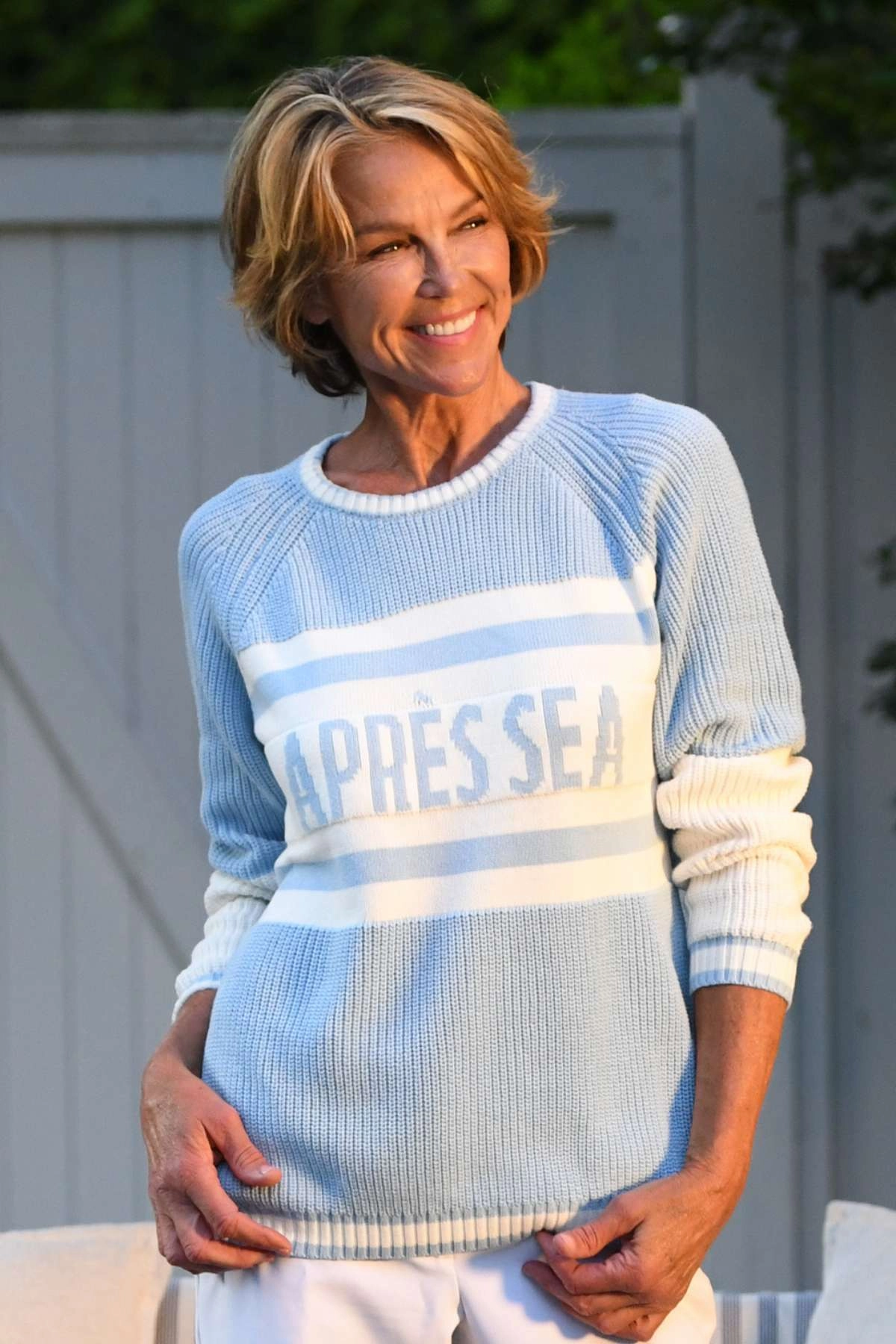 Apr??s Sea Sweater / Sky Blue Biodegradable Fiber Blend