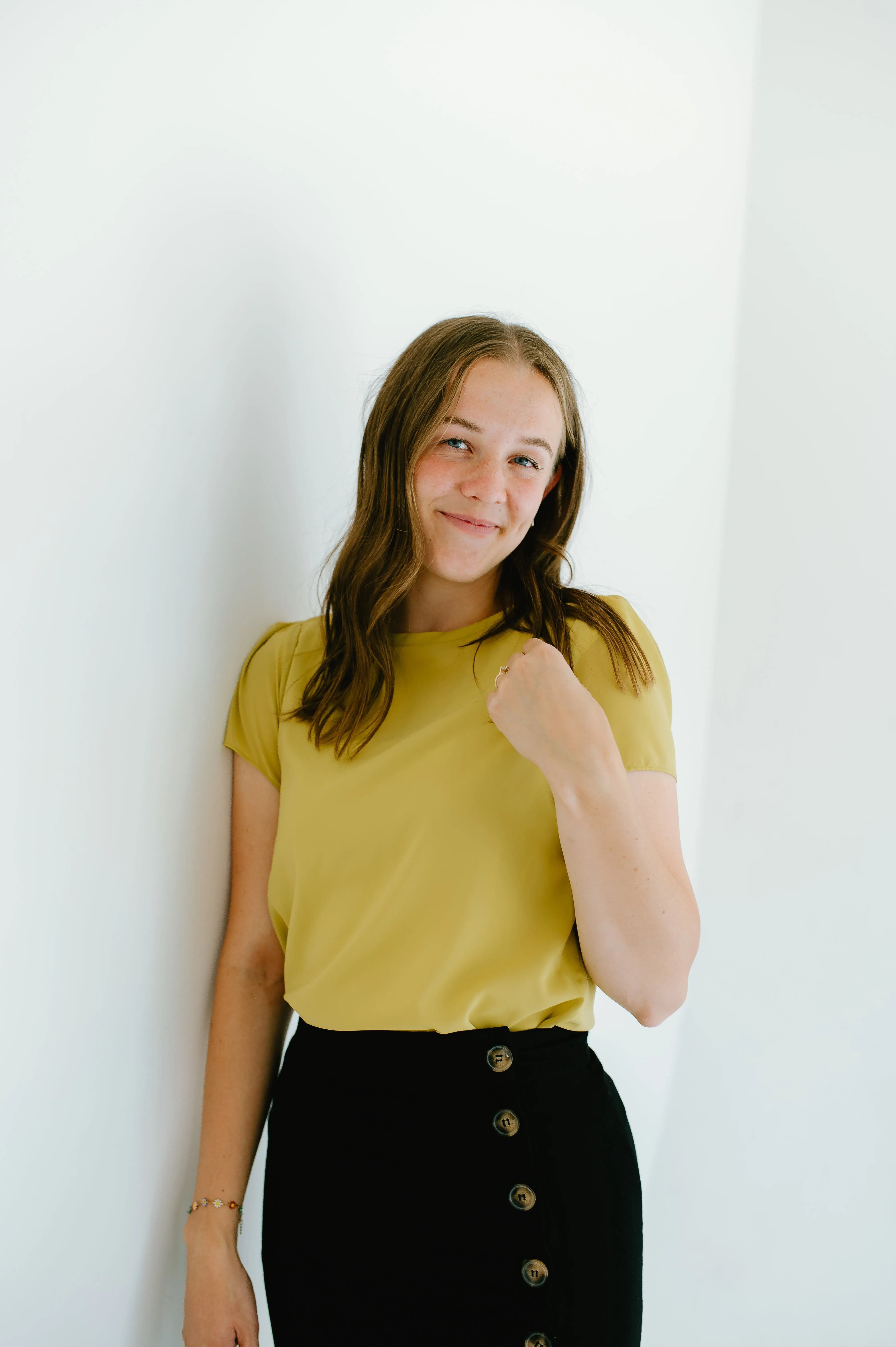 Arlo Top Green Lightweight Knit TemperatureRegulating