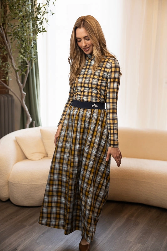 Laidback Feel Light Mood Ashley Plaid Skirt