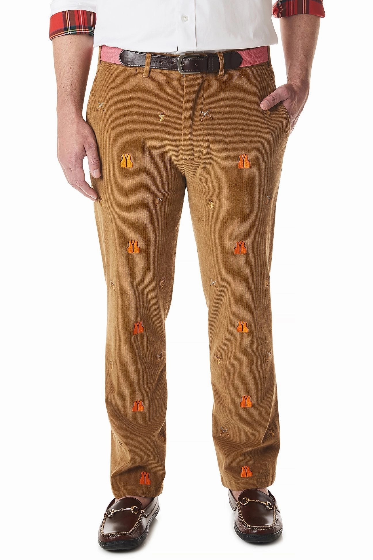 Water Resistant Finish Beachcomber Corduroy Pant Khaki with Deer Hunter