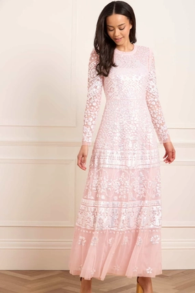 Fashion Daily Earth-Tone Aurora Gown