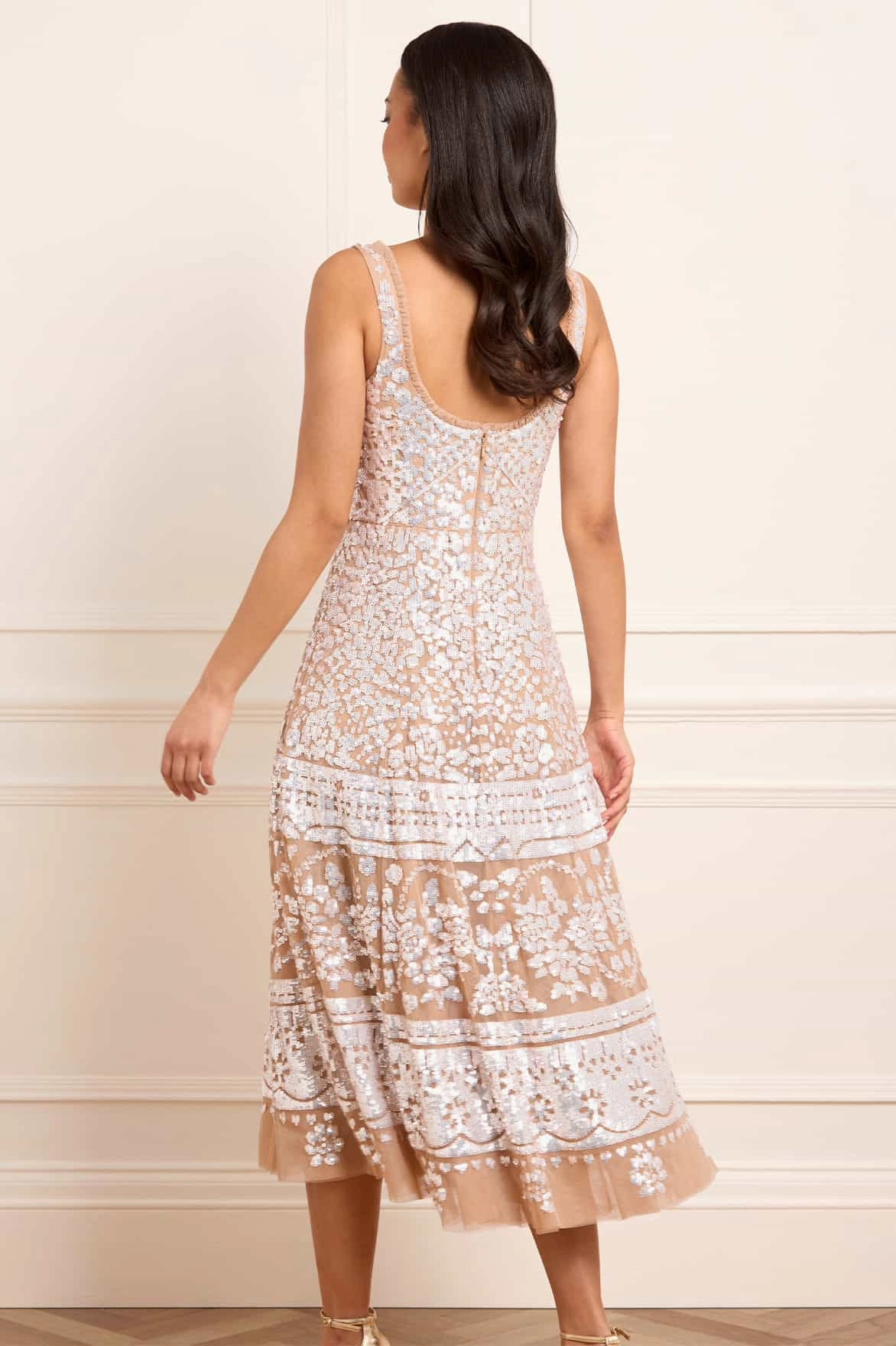 Aurora Scoop Neck Ballerina Dress Tailored-fit