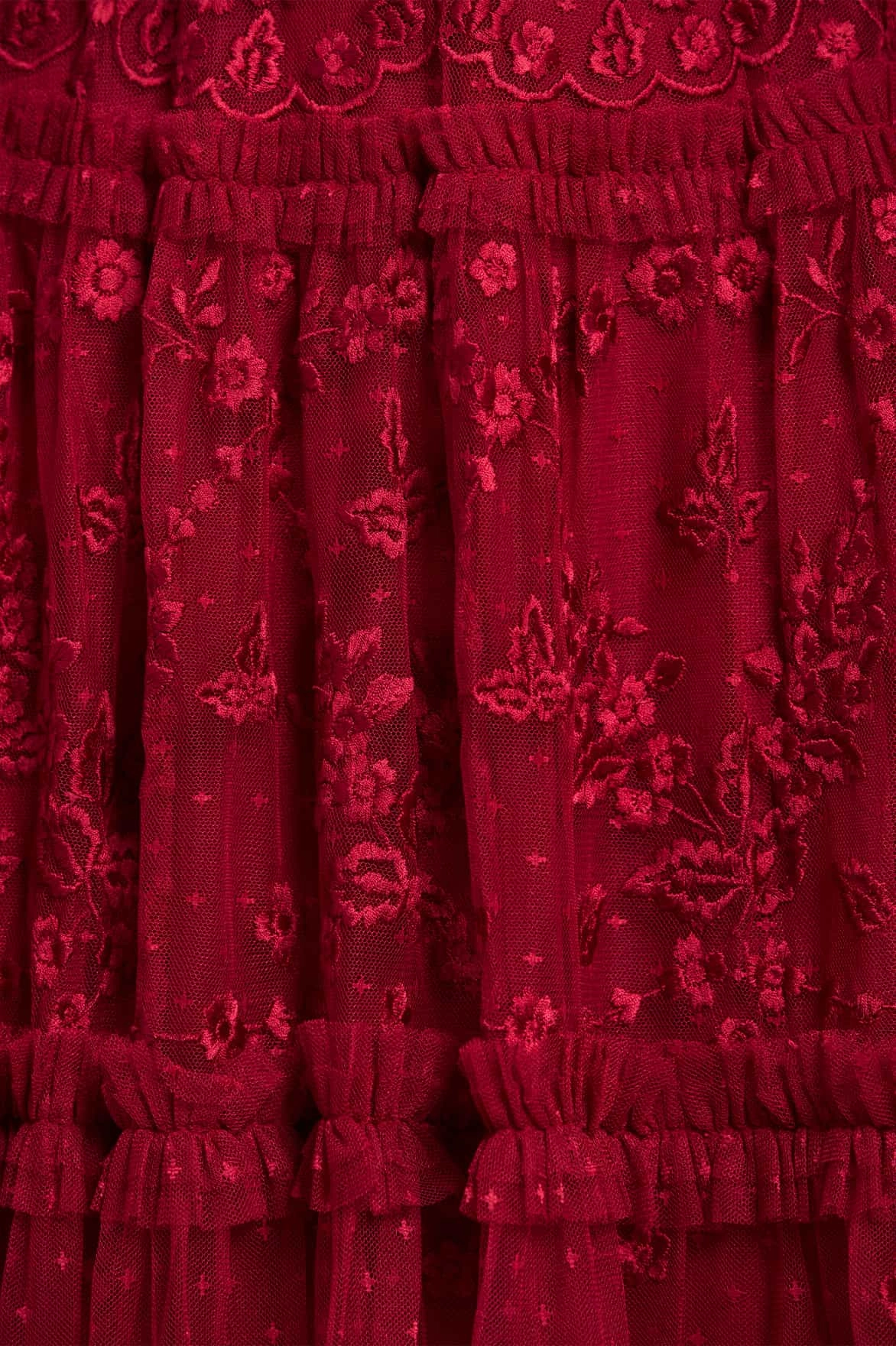 Trendy Comfort Feminine Look Autumn Lace Long Sleeve Ankle Gown