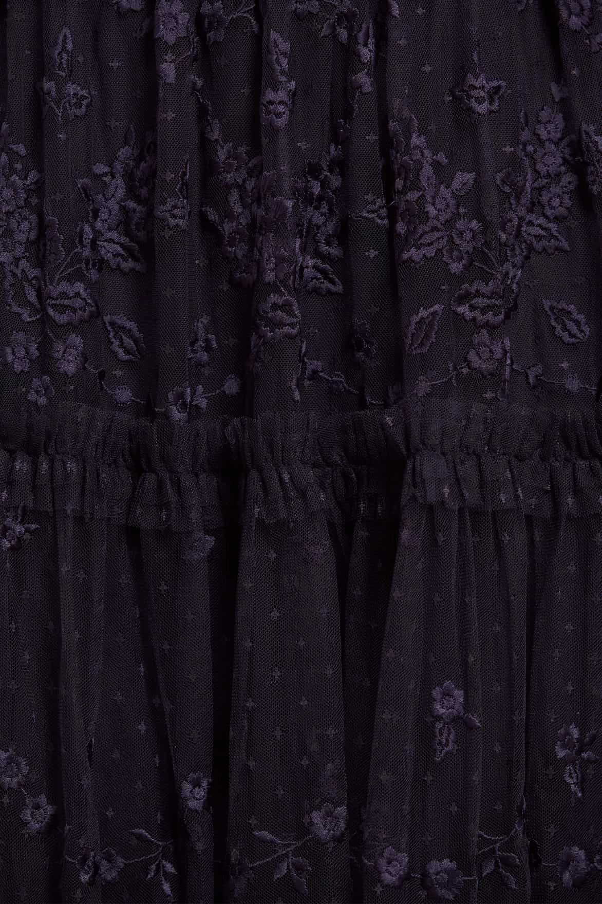 Shade Soft Autumn Lace Long Sleeve Ankle Gown