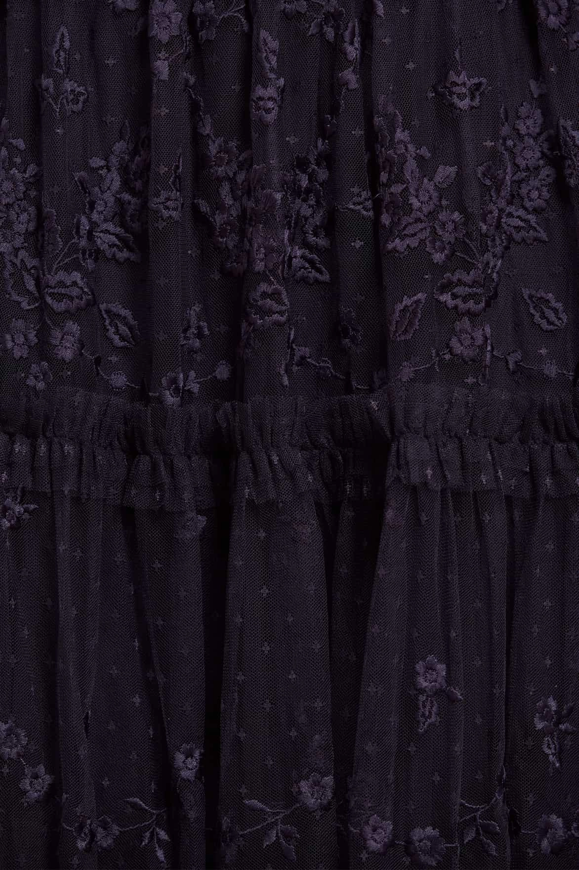 Autumn Lace Long Sleeve Ankle Gown Trendy Wear