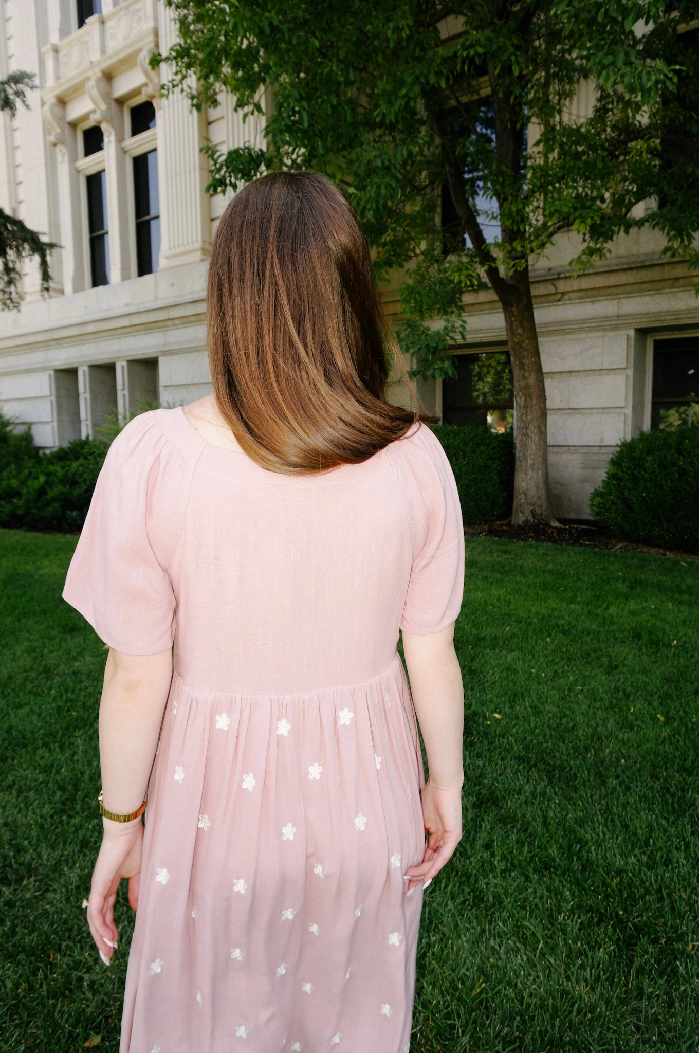 Tiered-Skirt Avery Dress