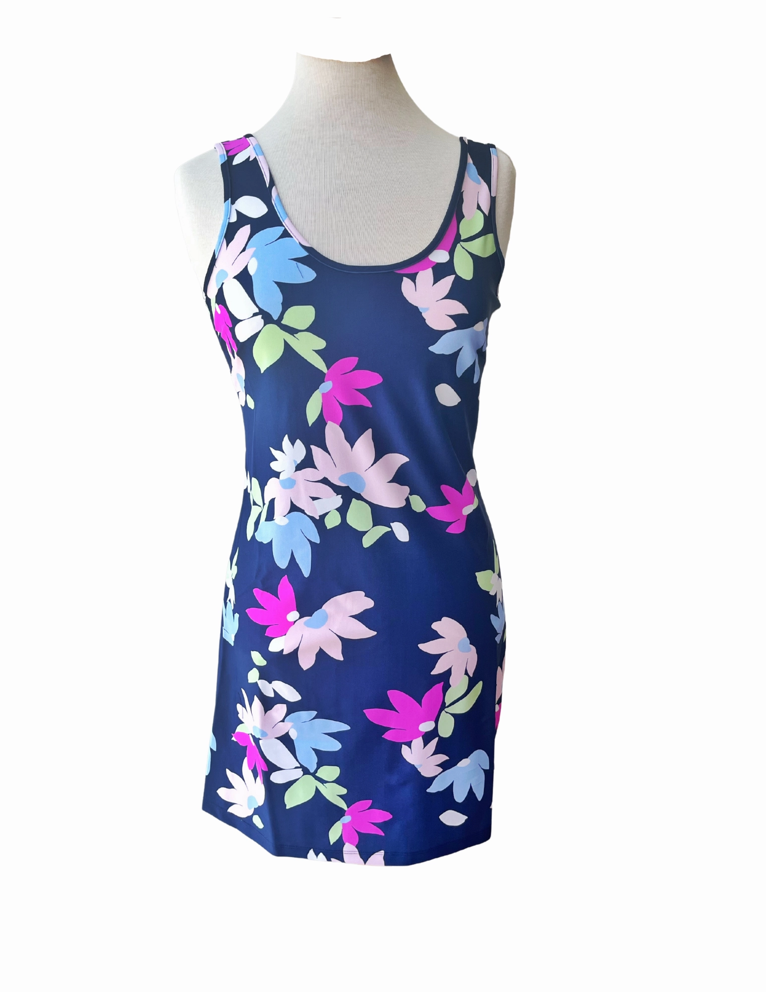 Lazy Pick Bali Tank Dress Falling Floral