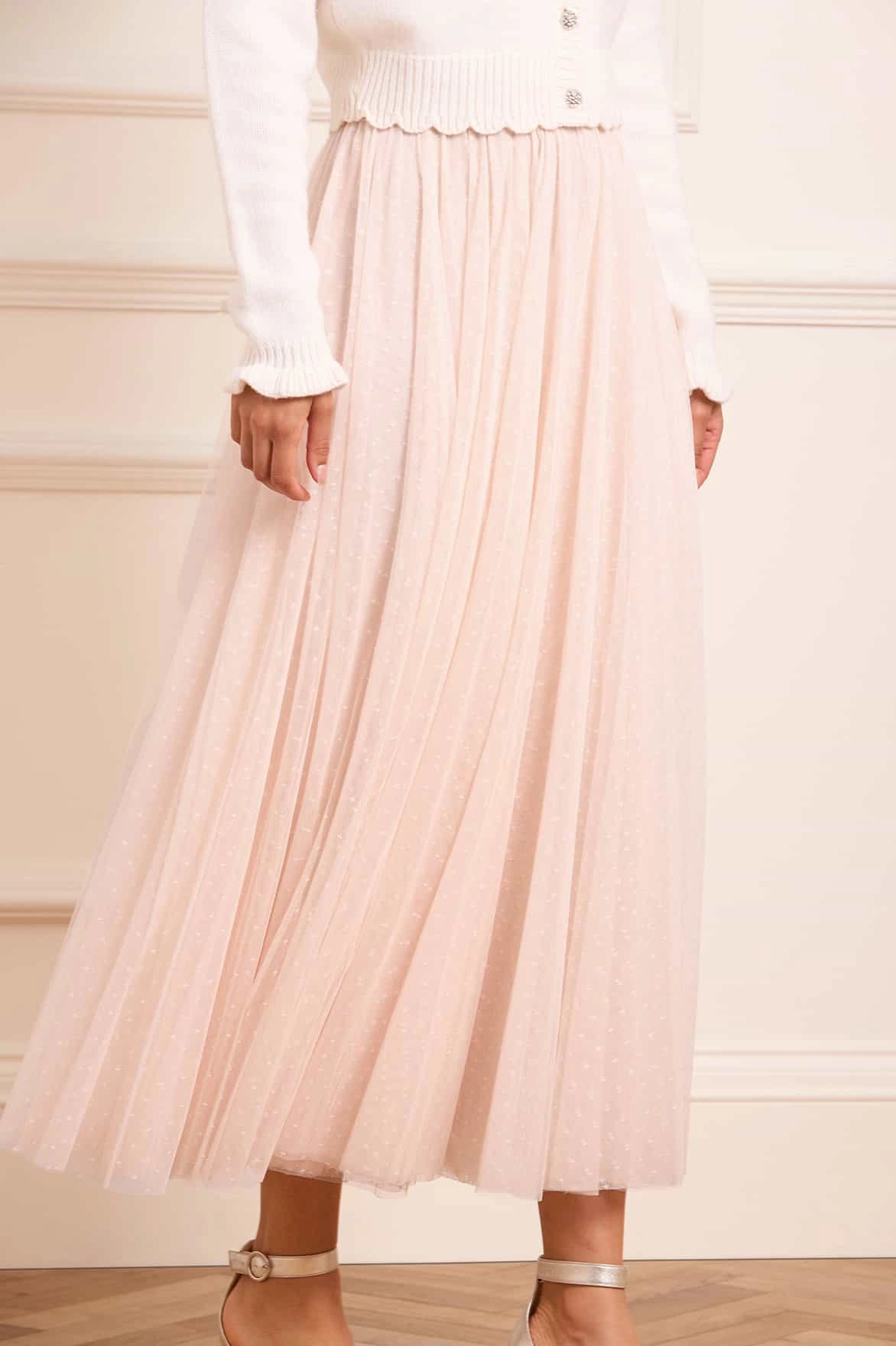 Ultra Comfort Chic Appeal Ballet Kisses Ankle Skirt