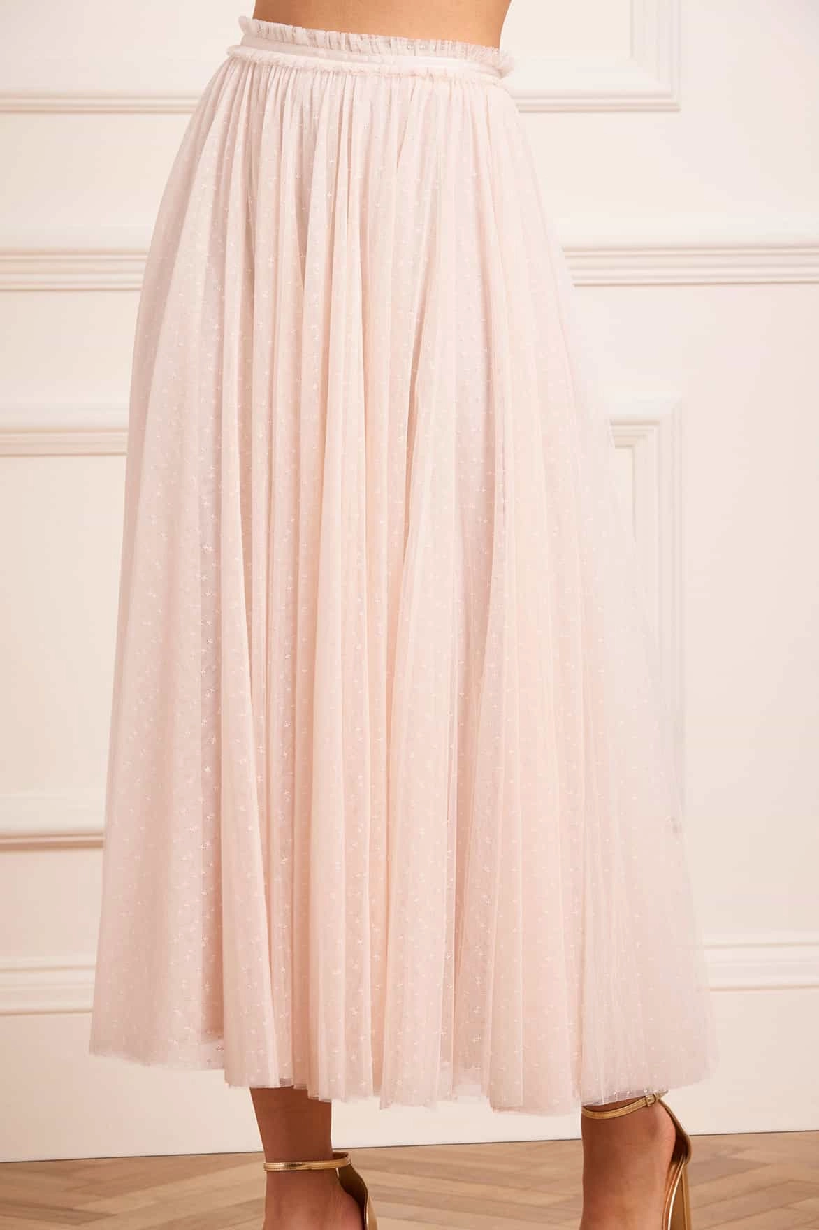 Ballet Kisses Ankle Skirt Soft Feel Ruffle Hem